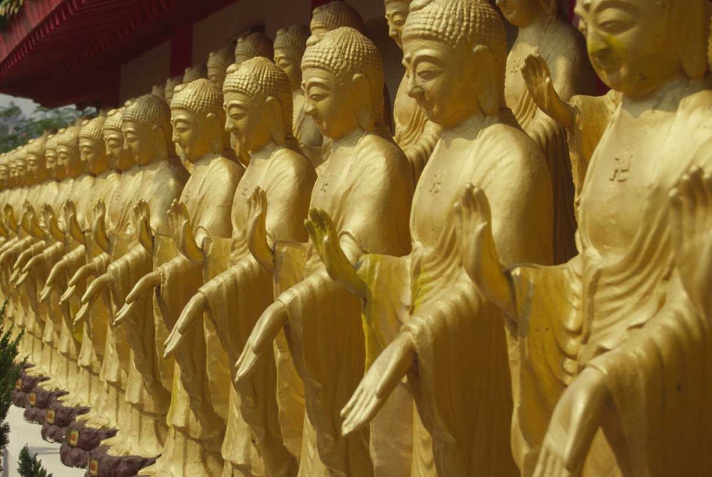 Taiwan, Foukuangshan Temple, Standing Buddha